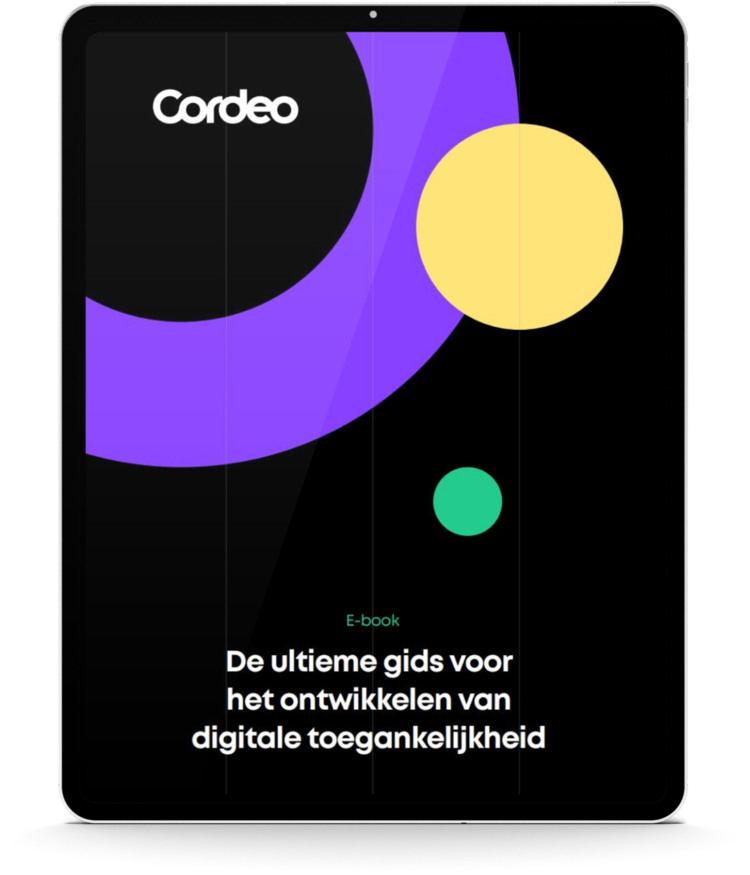 De ultieme gids voor het ontwikkelen van digitale toegankelijkheid ebook cover