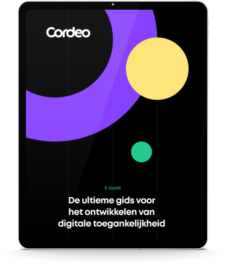 De ultieme gids voor het ontwikkelen van digitale toegankelijkheid ebook cover De ultieme gids voor het ontwikkelen van digitale toegankelijkheid ebook cover